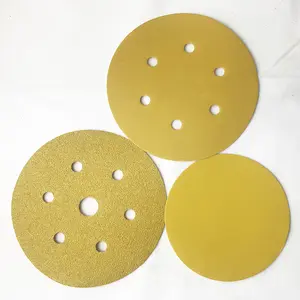 P60-P800 Schurende Schuren Disc Haak Lus Psa Gold Schuurpapier Disc Jumbobroodje Fabrikant Discs Schuren