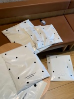 Sobre Polymailer ecológico compostable reciclable, bolsas de mensajería exprés, paquete de envío de ropa, correo de polietileno