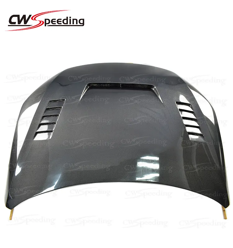 V STYLE CARBON FIBER ENGINE HOOD BONNET FÜR VW SCIROCCO BODY KIT