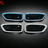 Grille avant LED pour BMW i8 I12 I15 2014-2020, remplacement, finition argent brillant, accessoires lumineux pour grille de course