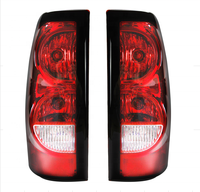 Paire de feux halogènes rouges pour Chevy Silverado 1500 2500 3500 2003-2006