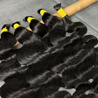 Cheveux humains vierges brésiliens bouclés pour tressage, style bohème sans nœuds, qualité 12A, ondulations profondes, en vrac, cheveux humains bruts pour tressage, extension de cheveux.