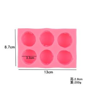 Nouveau <span class=keywords><strong>moule</strong></span> en silicone 6 cavités 3D <span class=keywords><strong>pour</strong></span> macaron <span class=keywords><strong>Hamburger</strong></span> moules de cuisson <span class=keywords><strong>pour</strong></span> bougie muffin décoration de gâteau <span class=keywords><strong>mini</strong></span> savon bombe de bain - Product Image 5