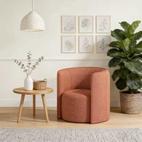 Fauteuil en tissu de luxe sur mesure, design moderne, fauteuil de détente