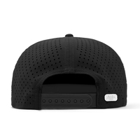 Casquette de sport non structurée à visière plate, 6/7 panneaux, 100% coton Dobby Terry Oxford, imperméable, avec logo brodé personnalisé