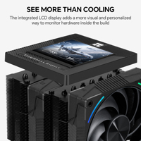 Thermalright Phantom Spirit 120 mm Vision EVO air refroidisseur Para Cpu Argb IPS écran LCD PWM ventilateur double tour