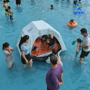 Prix de gros usine Tente gonflable multifonctionnelle 3-en-1 pour toit de véhicule, tente aquatique flottante, abri de camping et <span class=keywords><strong>aventure</strong></span> en plein air - Product Image 4