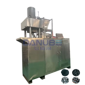 Machine à briquettes de charbon de bois en acier inoxydable pour charbon de coco et sciure de bois, extrudeuse de briquettes de charbon de bois pour barbecue - Product Image 1