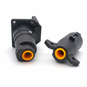 Connecteur à lame RV 7 voies, <span class=keywords><strong>prise</strong></span> de <span class=keywords><strong>remorque</strong></span> 7 broches pour véhicule, <span class=keywords><strong>remorque</strong></span>, camion, éclairage, alimentation - Product Image 2