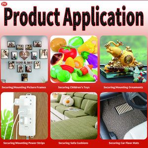 Dapat digunakan kembali dapat disesuaikan sisi sama perekat kait & <span class=keywords><strong>Loop</strong></span> pengikat kawat gratis potongan panjang tali manajemen pita - Product Image 5