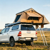 Tente de toit souple en tissu Oxford imperméable, tente de camping pliable pour SUV, camion et overlanding
