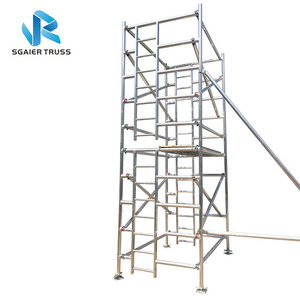 Andamio de aluminio con estructura compacta, operaciones de construcción aplicadas - Product Image 5