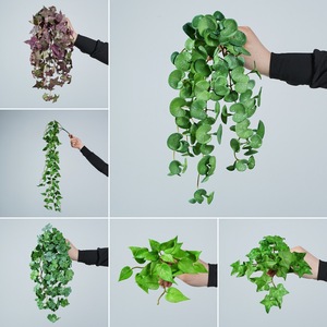 Plantes vertes artificielles Mengjie, lianes suspendues de 30 cm à 100 cm, feuilles en caoutchouc souple, décoration intérieure, accessoires d'extérieur - Product Image 5