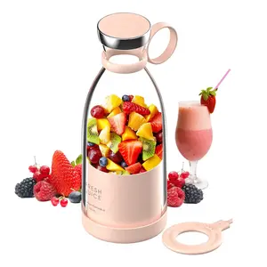 Blender Cup Home Upgraded Portable Juicer Mini Portable Wireless Rechargeable Electric Fruit Blending Cup Juicer Gift Cup 350 Ml