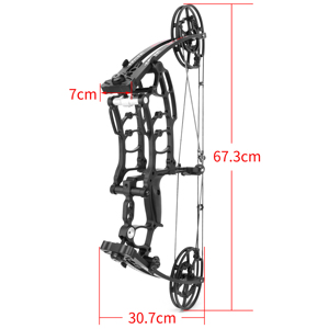 <span class=keywords><strong>Arc</strong></span> à poulies composite à double usage M109K pour tir à l'<span class=keywords><strong>arc</strong></span> et pêche, utilisation en véhicule, <span class=keywords><strong>chasse</strong></span>, <span class=keywords><strong>arc</strong></span> de plein air, axe court - Product Image 6