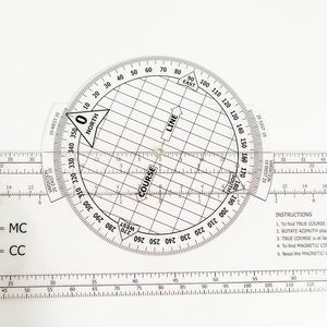 Fabricant OEM de traceur d'aviation en plastique pour étudiants, taille 34 cm x 11,3 cm, règle promotionnelle incluse - Product Image 5