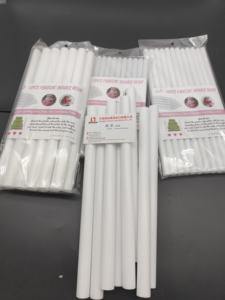 Lot de 12 tiges de <span class=keywords><strong>support</strong></span> de gâteau de mariage en plastique, longueur 50cm*1.1cm, pour empilage de gâteaux, outils de pâtisserie DIY - Product Image 5
