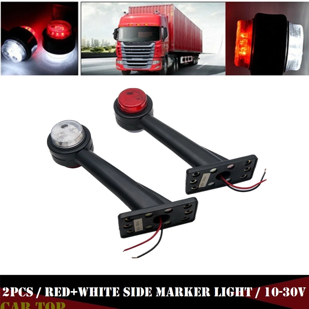 PROZOR 2PZ Luci Per Rimorchio 12V 18 LED Luci Per Rimorchio Con Omologare E11 505761