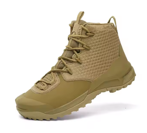 HIking <b>Boots</b> DF32 Khaki Tan <b>Winter</b> <b>Work</b> Shoes New Anti-Puncture Steel Toes Easy Wear Slip Resistant Foot Protection for Mining - Product Image 2