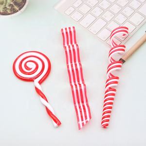 Arbre de noël suspendu décor canne à <span class=keywords><strong>sucre</strong></span> rouge blanc bonbons sucette ornements pour la fête à la maison nouvel an cadeau jouets pour enfants - Product Image 4