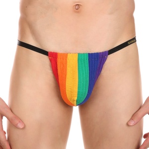 Slip per Uomo Taglie Forti, Stile Gay Pride, Traspirante, Design Brasiliano, Sexy <span class=keywords><strong>Mini</strong></span> Micro Bikini, Perizoma G-String - Product Image 3