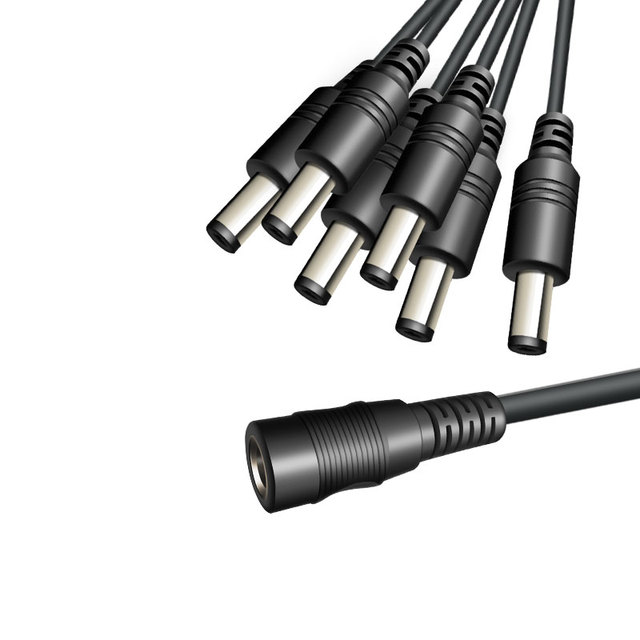 Wavelink High Quality DC Power Cable 3.5mm 1.35mm Male Female Connector Plug Single Head Hole Made Copper Conductor PVC