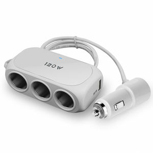 Adaptador de Carga para Auto 3 en 1, Encendedor de Cigarrillos, Enchufe de Voltaje, Cable de Alimentación, Encendedor de Cigarrillos - Product Image 5