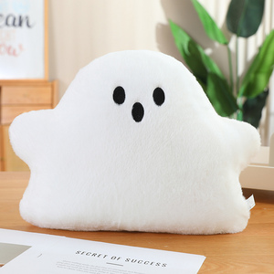 Sáng Tạo đám mây trắng ma nhồi bông mềm đệm búp bê thoải mái và trang trí nhà Sofa Gối đồ chơi lông Halloween Keychain búp bê - Product Image 6