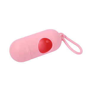 Distributeur de sacs à ordures non toxiques en plastique, étui de transport, porte-distributeur de sacs à excréments pour chiens, accessoires propres pour chiens - Product Image 6