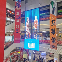 Película de Pantalla LED Transparente, Panel de Pantalla de Cristal para Escaparates de Tiendas Minoristas, Centros Comerciales y Publicidad