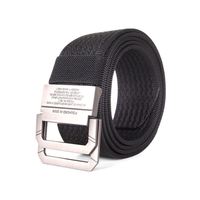 Double boucle à anneau en D 1.5 "de large Multi-Color Tactical Webbing Men Belts