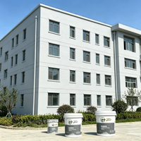 Peinture murale extérieure à base d'eau HengYue, revêtement acrylique mat, imperméable, résistant aux UV, isolation thermique, rénovation de bâtiments