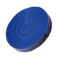 Bande de fixation bâton fort noir blanc autobloquant réglable réutilisable dos à dos crochet et boucle attache câble attache rouleau