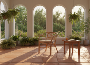 Fauteuil en rotin moderne Dolvio, confortable et élégant, tissé à la main, pour salon, chambre, appartement, hôtel, usage premium - Product Image 5