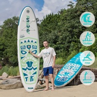 Sup — planche de surf gonflable à suspension debout, accessoire pour animaux, planches blanches, OEM, livraison directe