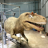 Tête d'Allosaure Animatronique Fabriquée pour l'Exposition – Modèle Interactif pour Parcs Jurassiques et Expositions de Dinosaures