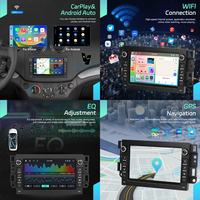 Podofo pour Chevrolet/Holden/Daewoo/Pontiac Autoradio 7 ''6 + 128G Autoradio sans fil Carplay Android Auto GPS/WiFi Fabricant