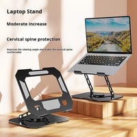 Support pour tablette X914-1 en métal avec logo OEM, ergonomique, pliable, réglable, rotation à 360 degrés, support pour ordinateur portable réglable en hauteur pour bureau