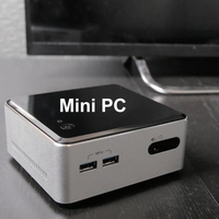 Mini PC de escritorio pequeño de alto rendimiento, uso comercial o de juegos, tipo C USB, puertos de audio, Micro ATX ITX, caja de acero SPCC
