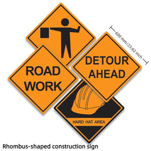 سلامة التحذير العاكسة للحد من السرعة التي تتحرك ببطء لوحة تسجيل حركة المرور المصنوعة خصيصًا من الألومنيوم - Product Image 2