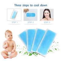 Personnalisation Patch de refroidissement antipyrétique hydrogel pour soins de santé pour bébés et adultes Patch de refroidissement par gel de glace