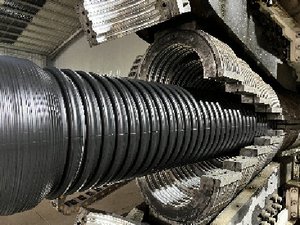 Pipa dinding bergelombang Hdpe 600mm, fleksibel pipa saluran kabel bawah tanah, pipa pasokan minyak dan Gas tahan korosi - Product Image 3