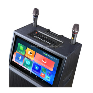 Muestra gratuita de altavoces con pantalla táctil integrada de 18,5 pulgadas Woofer de <span class=keywords><strong>12</strong></span> pulgadas 100W RMS USB/SD/TF/BT/FM Booming Bass para Radio FM - Product Image 4