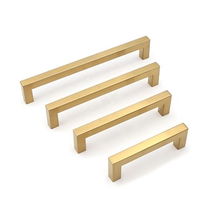 Factory Custom Modern Furniture Handles Square Stainless Steel Furniture Cabinet <strong>Door</strong> Drawer Handle - Product Image 6