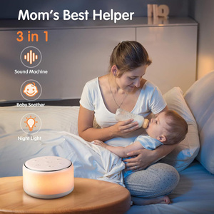 Máquina <span class=keywords><strong>de</strong></span> Sonido Blanco para Bebés, con Sonidos <span class=keywords><strong>de</strong></span> la Naturaleza, Luz <span class=keywords><strong>de</strong></span> Respiración y Temporizador, Control <span class=keywords><strong>de</strong></span> Volumen, 34 Sonidos Relajantes - Product Image 2