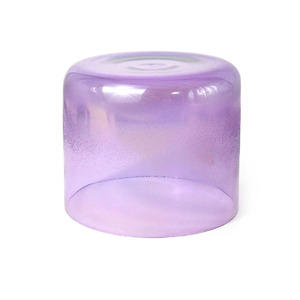 Cuenco de cristal de cuarzo con purpurina cosmética, instrumento de percusión para yoga, relajación y terapia de sonido por vibración. - Product Image 5
