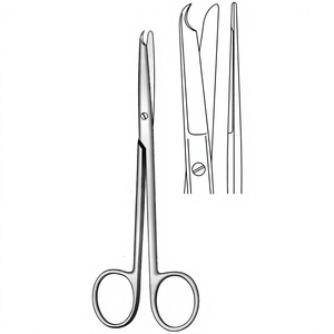 Ciseaux à points Littauer 14 cm / 5-1/2 pouces, ciseaux chirurgicaux droits pour sutures, instrument médical de précision en acier inoxydable - Product Image 1