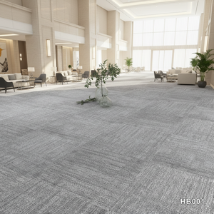 Dalles de moquette de bureau 50x50, insonorisation, prix bas, dalles de moquette bon marché, revêtement de <span class=keywords><strong>sol</strong></span> de bureau, dalles de moquette carrées de luxe pour usage commercial - Product Image 4