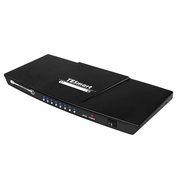 TESmart OEM/ODM مقسم الوصلات البينية متعددة الوسائط وعالية الوضوح (HDMI) <span class=keywords><strong>موسع</strong></span> 1X8 ميناء UltraHD A/V مصدر فيديو التبديل مكبر للصوت HDCP1.3 EDID 4K3 0Hz مقسم الوصلات البينية متعددة الوسائط وعالية الوضوح (HDMI)