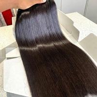 Venta al por Mayor de Cabello Humano Virgen Vietnamita e Indio de Grado 12A, Sin Procesar, 100% Alineado con la Cutícula, Extensiones de Cabello Humano